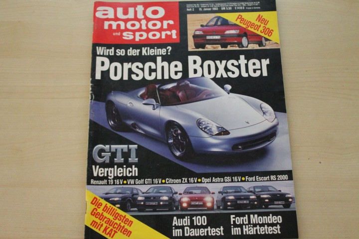 Deckblatt Auto Motor und Sport (02/1993)
